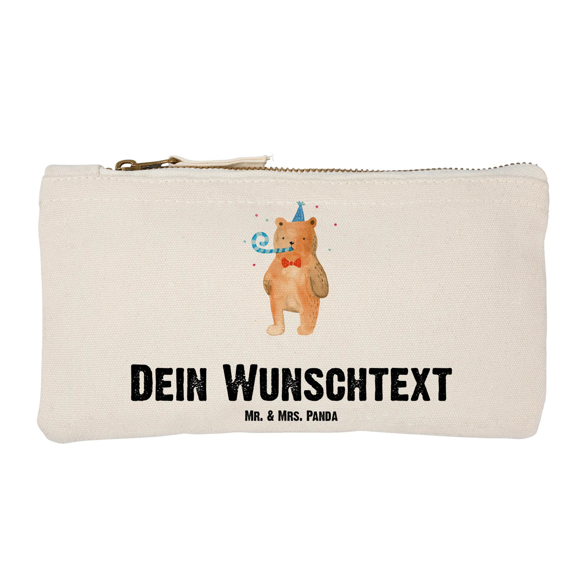 Personalised make-up bag bear Birthday teddy bear, cuddly toy