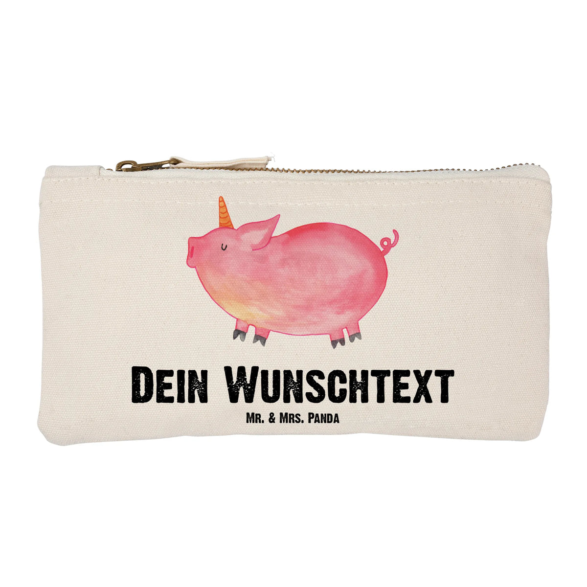 Personalizowana kosmetyczka jednorożec świnia Jednorożec, dekoracje jednorożca, jednorożce