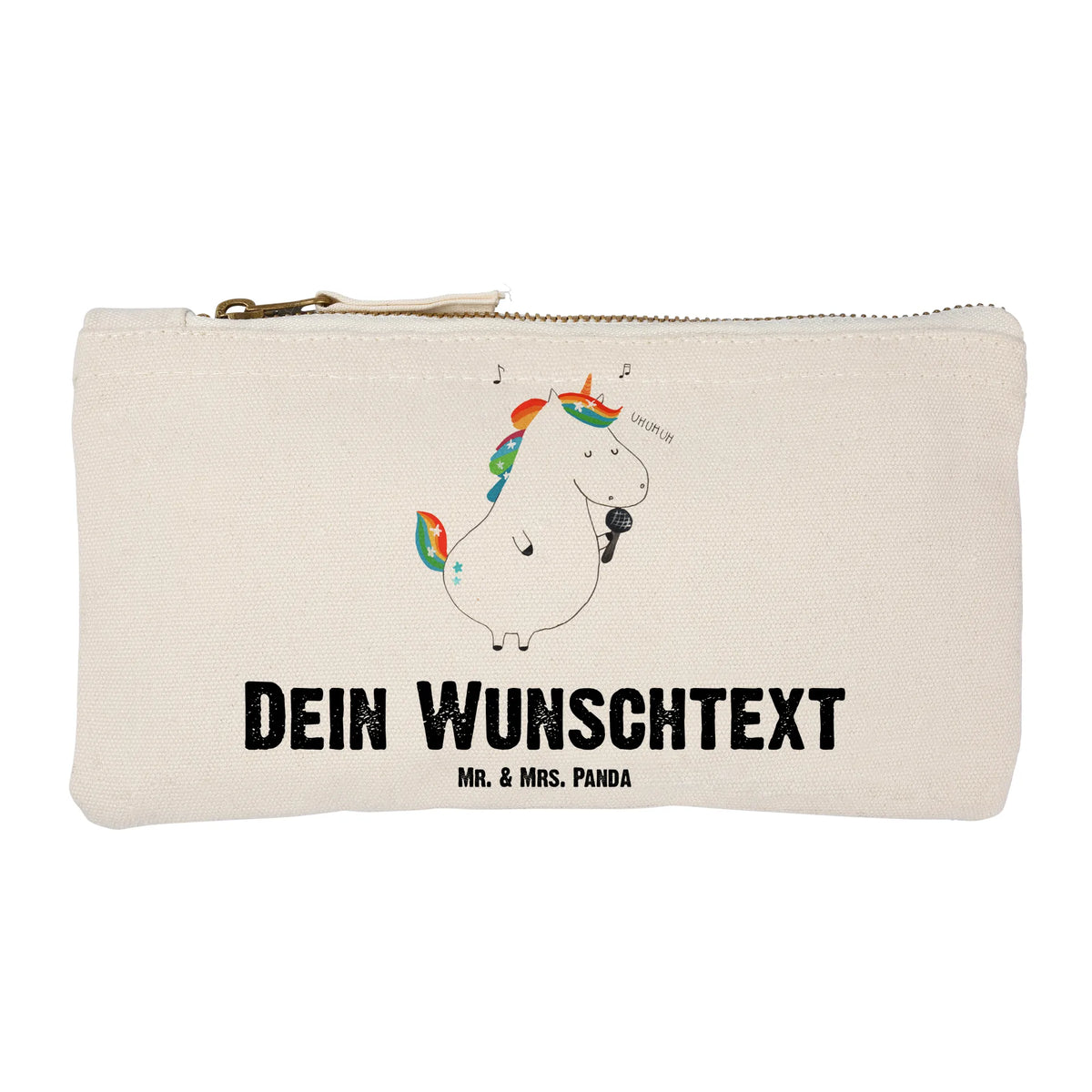 Personalised make-up bag unicorn Singer celebration, unicorn saying, Birthday, confetti, Singer present, Singer gift