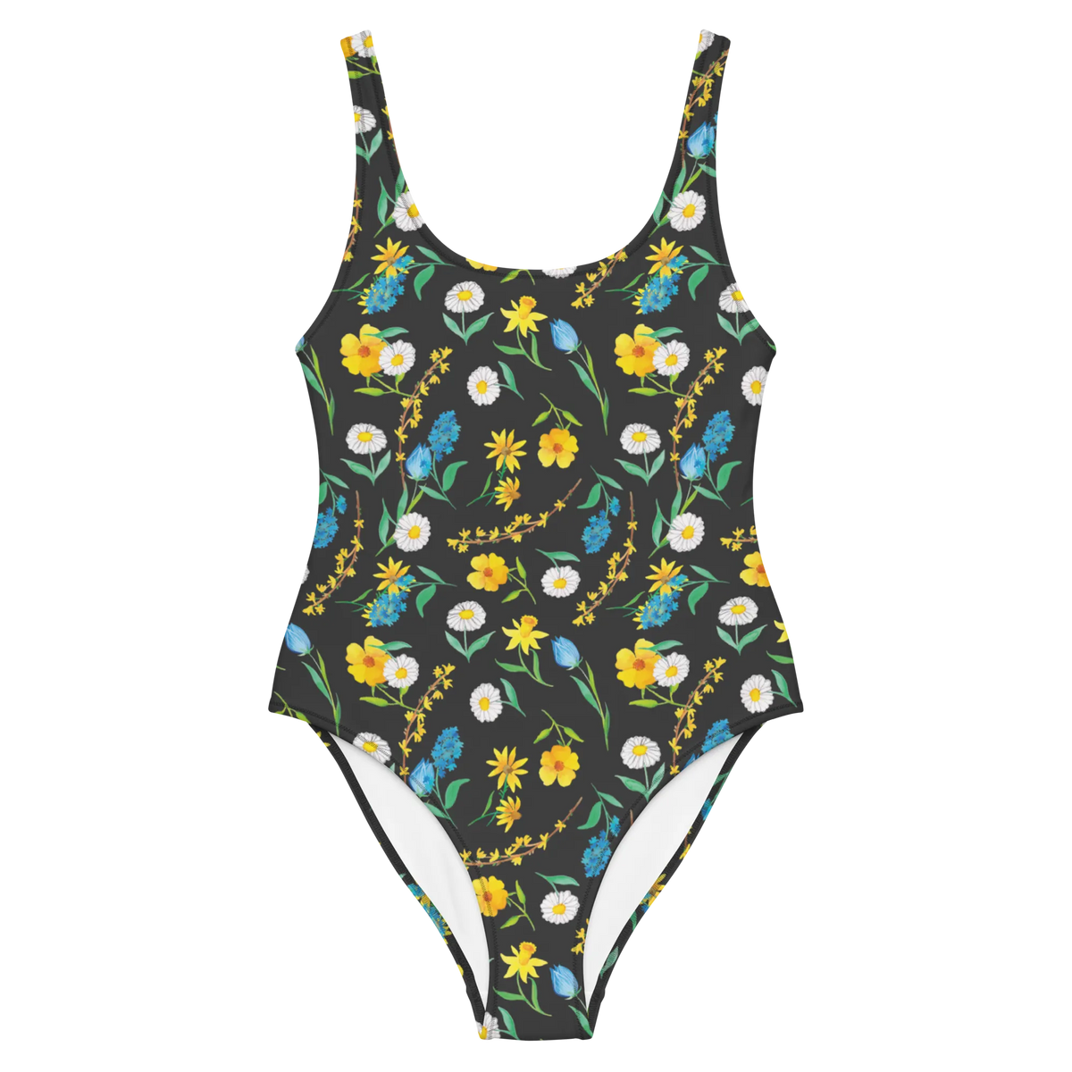Strój kąpielowy Przebudzenie wiosny Design Schwimmbekleidung, Schwimmanzug, Damen-Badeanzug, Damen-Einteiler, Einteiliger Badeanzug, Badeanzug, Bade-Einteiler, Badeoutfit, Swimsuit, UV-Badeanzug, Strandmode, Damenbadeanzug, Shape-Badeanzug, Rückenfreier Badeanzug, Beachwear, Schwimmdress, Badebekleidung, Schwimmkostüm, Badekostüm, Bademode, Luxus-Badeanzug, Badedress, Sonnenschutz-Badeanzug, Aquarell, Natur, Blumenmädchen, Wiese, Muster, Sommerblumen, Blumen