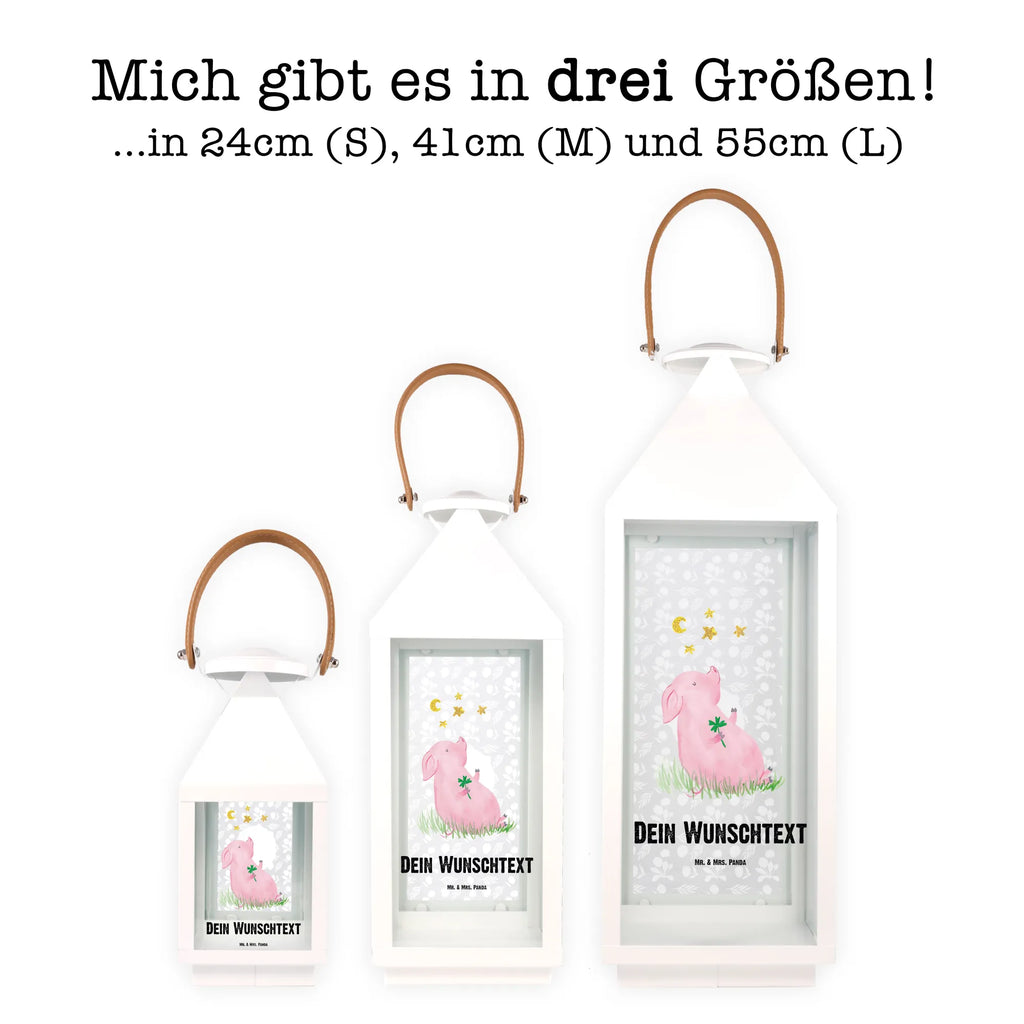 Personalisierte Deko Laterne Schwein Glück Gartenlampe, Gartenleuchte, Gartendekoration, Gartenlicht, Laterne kleine Laternen, XXL Laternen, Laterne groß, Tiermotive, Gute Laune, lustige Sprüche, Tiere, Glücksschwein. Glück, Schwein, Schweinchen, Sterne, Sernchen, Ziele, Träume, Motivation, Glücksbringer