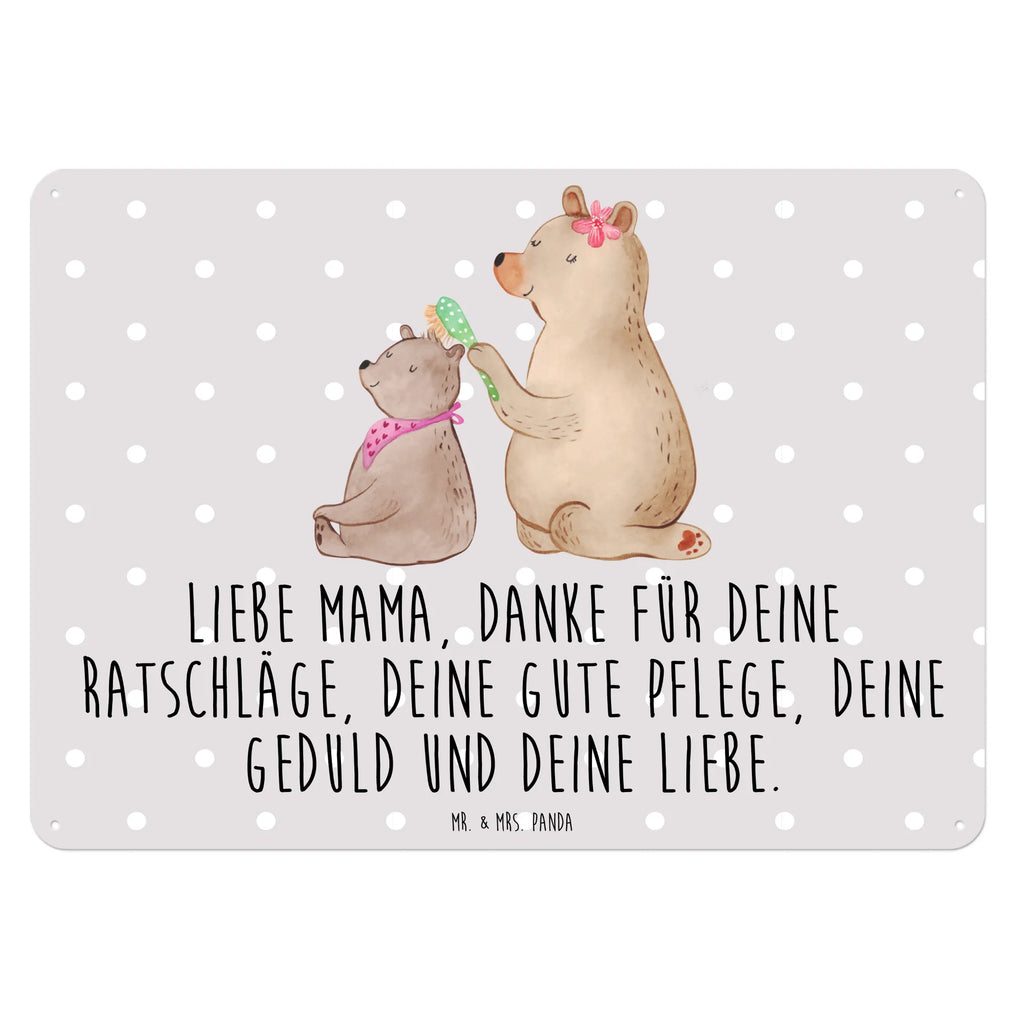 Blechschild Bär mit Kind Dekoschild Metall, Türschild Metall, Blechschild Zum Aufhängen, Blechschild Büro, Blechschild Für Frauen, Blechschild Groß, Blechschild, Wandschild Metall, Blechschild Für Männer, Blechschild Küche, Muttertag, Schwester, Mama, Bruder, Vatertag, Papa, Oma, Opa, Familie, Mutti, Mutter, Geschenk