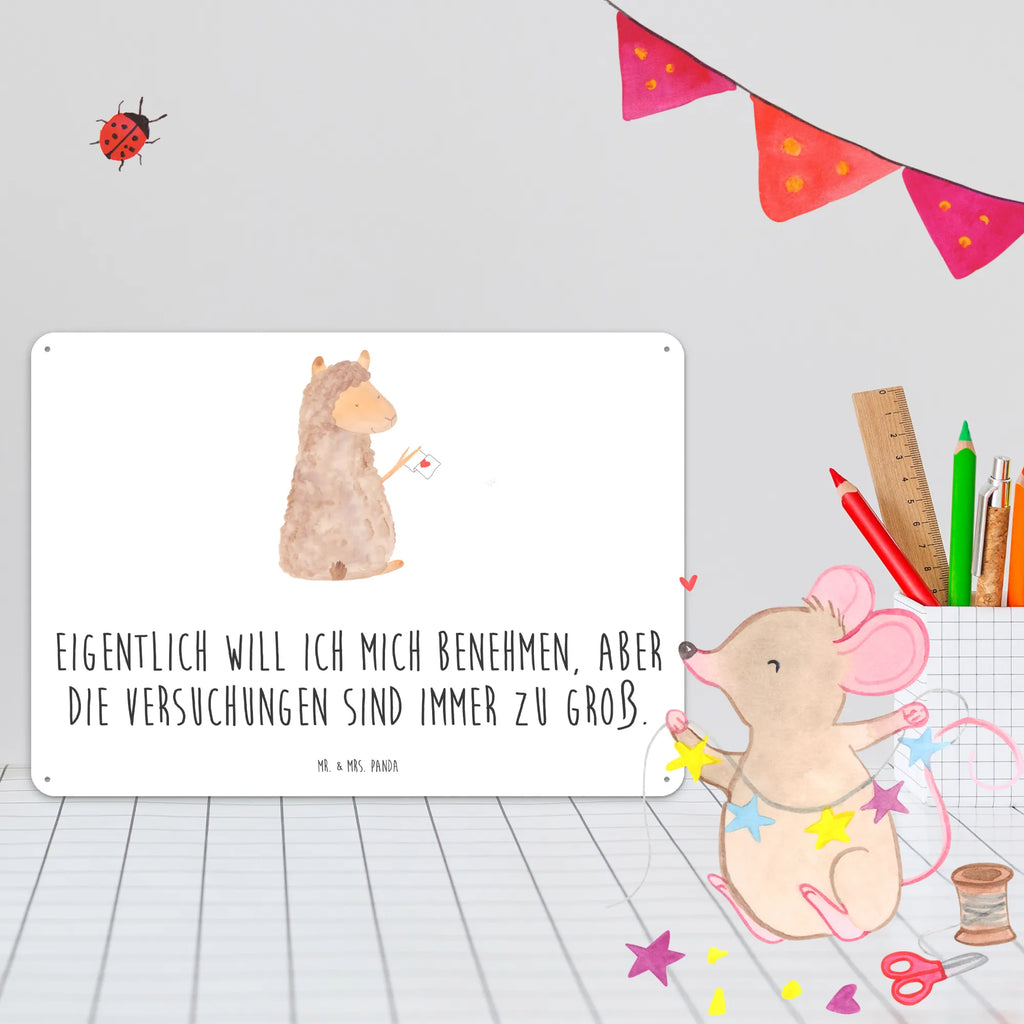 Blechschild Alpaka Fahne Blechschild Zum Aufhängen, Blechschild Küche, Wandschild Metall, Blechschild, Blechschild Büro, Blechschild Für Frauen, Blechschild Groß, Türschild Metall, Dekoschild Metall, Blechschild Für Männer, Lama, Alpaka, Lamas, Liebe, Alpakas