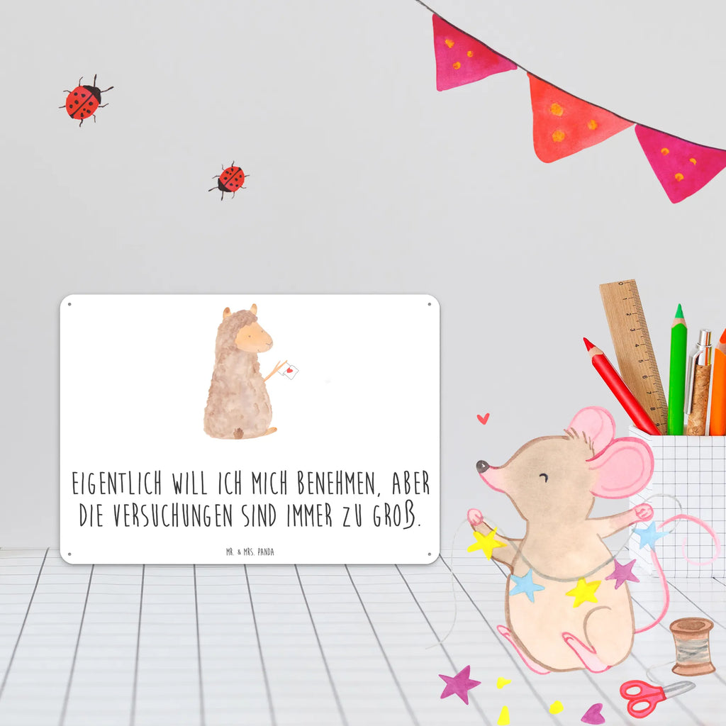 Blechschild Alpaka Fahne Blechschild Zum Aufhängen, Blechschild Küche, Wandschild Metall, Blechschild, Blechschild Büro, Blechschild Für Frauen, Blechschild Groß, Türschild Metall, Dekoschild Metall, Blechschild Für Männer, Lama, Alpaka, Lamas, Liebe, Alpakas