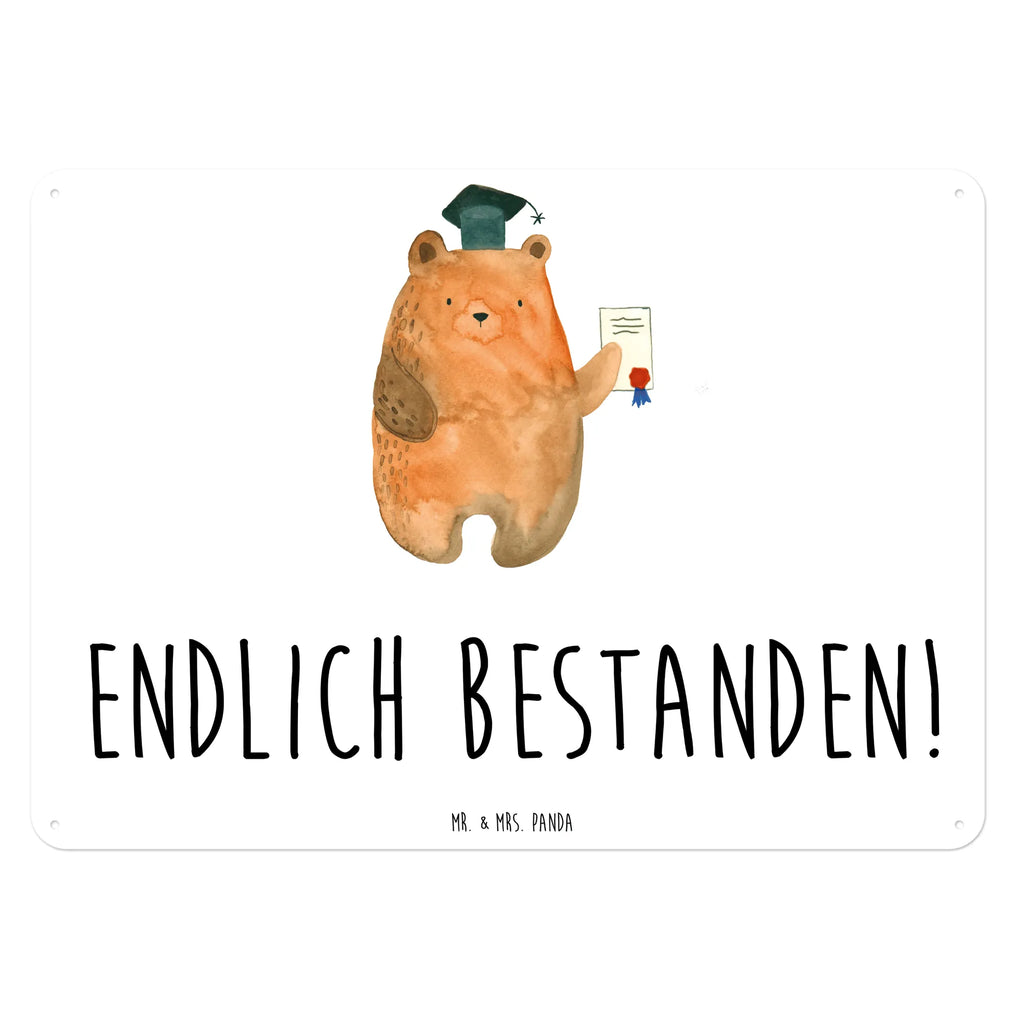 Blechschild Bär Prüfung Wandschild Metall, Dekoschild Metall, Blechschild Zum Aufhängen, Blechschild Büro, Blechschild Für Männer, Blechschild Für Frauen, Türschild Metall, Blechschild Küche, Blechschild Groß, Blechschild, Teddy, Bär, Teddybär, Prüfungen, Zeugnis, Abschluss, Prüfung Bestanden, Abitur, Abschlusszeugnis