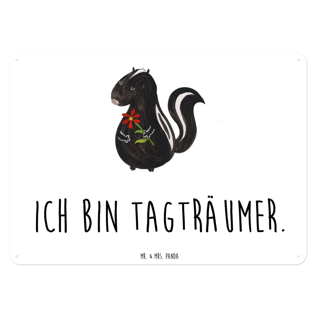 Blechschild Stinktier Blume Blechschild Für Männer, Dekoschild Metall, Blechschild Groß, Blechschild Küche, Türschild Metall, Blechschild Büro, Blechschild Für Frauen, Blechschild Zum Aufhängen, Blechschild, Wandschild Metall, Skunk, Stinktier, Wildtier, Dreams, Raubtier, Stinki, Verträumt, Träume, Tagträumer, Stinker
