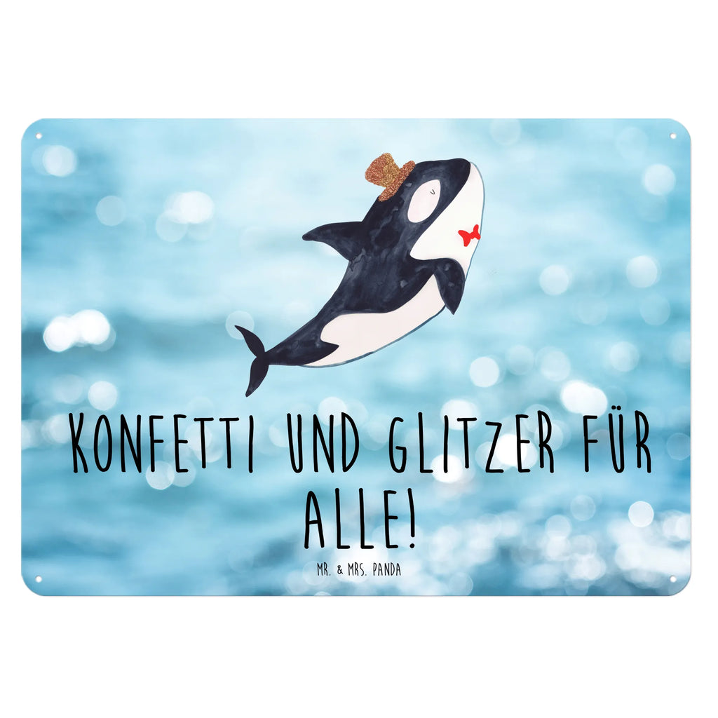Blechschild Orca Zylinder Blechschild Büro, Dekoschild Metall, Blechschild Küche, Türschild Metall, Wandschild Metall, Blechschild, Blechschild Für Frauen, Blechschild Groß, Blechschild Für Männer, Blechschild Zum Aufhängen, Meerestiere, Urlaub, Meer, Glitter, Glückwunsch, Geburtstag, Narwal, Feier, Fest, Glitzer, Orca, Konfetti, Fete