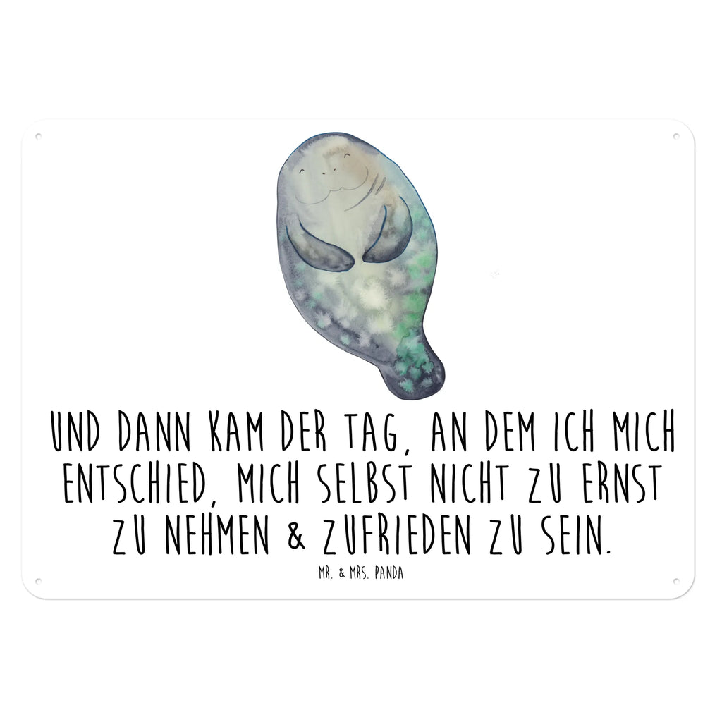 Blechschild Seekuh Happy Blechschild Zum Aufhängen, Wandschild Metall, Blechschild, Blechschild Büro, Blechschild Küche, Dekoschild Metall, Blechschild Groß, Türschild Metall, Blechschild Für Männer, Blechschild Für Frauen, Meer, Meerestiere, Urlaub, Neustart, Zufrieden, Selbstliebe, Seekuh, Freundin, Achtsamkeit, Neuanfang, Seekühe, Liebeskummer, Respekt