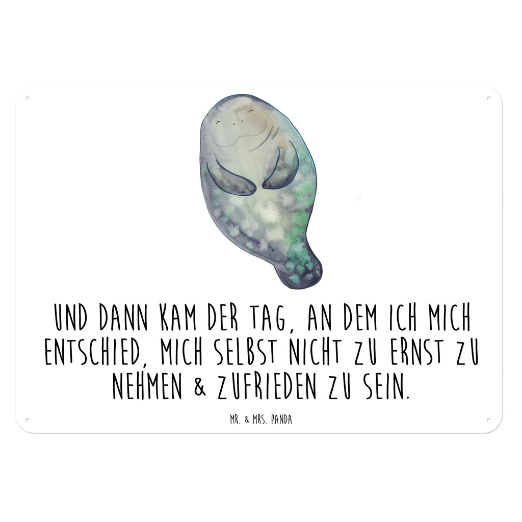 Blechschild Seekuh Happy Blechschild Zum Aufhängen, Wandschild Metall, Blechschild, Blechschild Büro, Blechschild Küche, Dekoschild Metall, Blechschild Groß, Türschild Metall, Blechschild Für Männer, Blechschild Für Frauen, Meer, Meerestiere, Urlaub, Neustart, Zufrieden, Selbstliebe, Seekuh, Freundin, Achtsamkeit, Neuanfang, Seekühe, Liebeskummer, Respekt