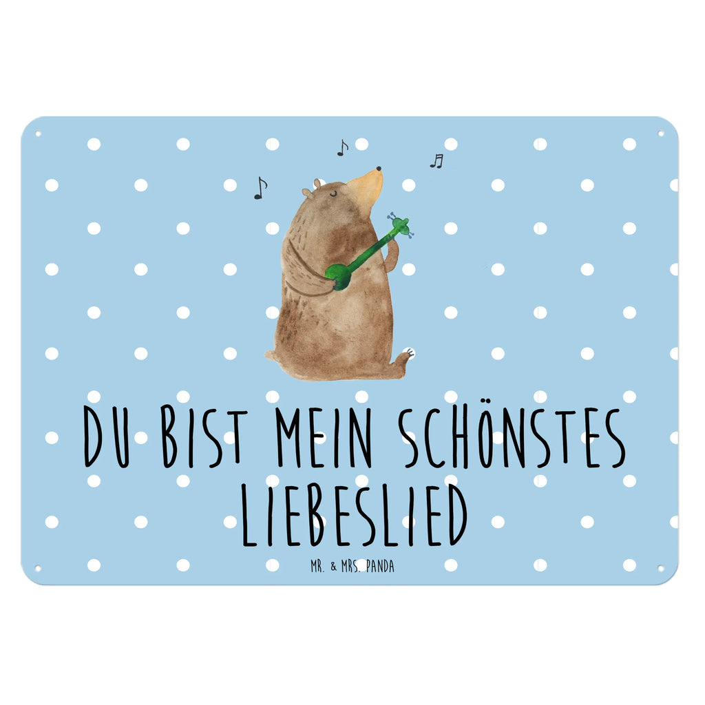 Blechschild Bär Lied Blechschild, Wandschild Metall, Türschild Metall, Blechschild Zum Aufhängen, Blechschild Für Männer, Blechschild Büro, Blechschild Groß, Blechschild Für Frauen, Blechschild Küche, Dekoschild Metall, Teddy, Bär, Teddybär, Geschenk, Freundin, Frau, Bear, Herz, Liebe, Lied, Liebeslied, Bärchen, Song, Valentinstag, Partner, Valentine, Spruch