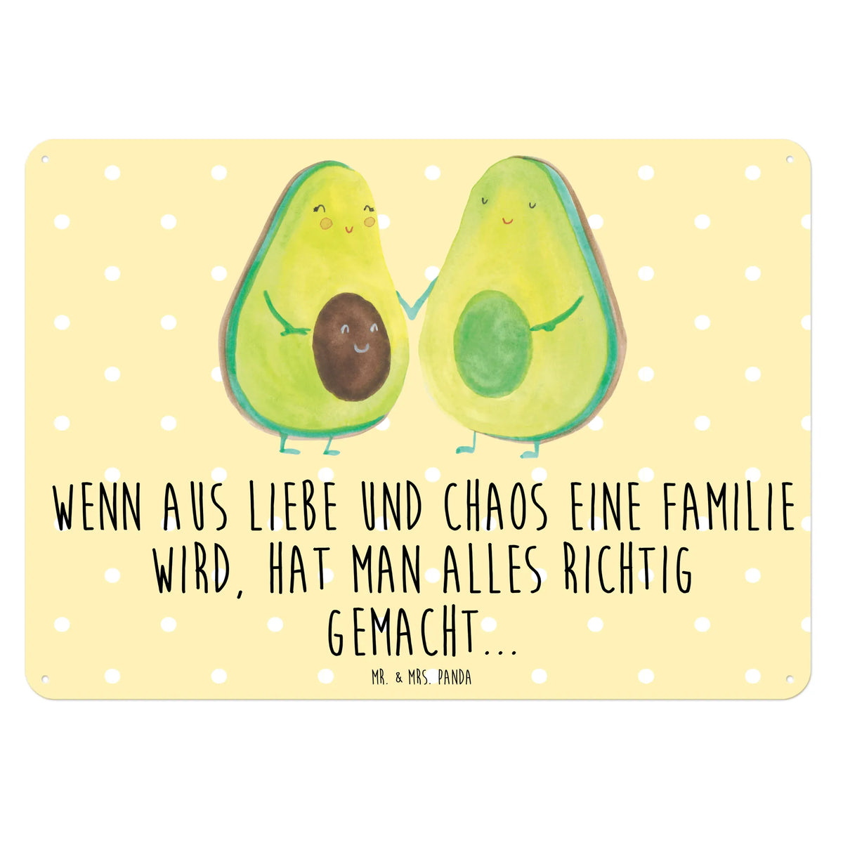 Tin sign avocado pair vegetables, pregnancy, birth, wedding, children