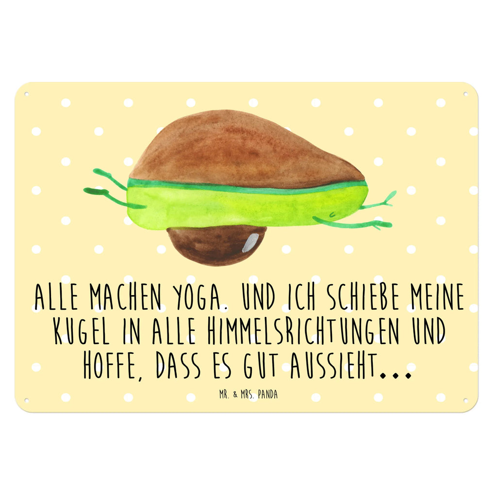 Blechschild Avocado Yoga Blechschild Groß, Blechschild Büro, Dekoschild Metall, Blechschild Küche, Blechschild, Blechschild Zum Aufhängen, Blechschild Für Männer, Blechschild Für Frauen, Wandschild Metall, Türschild Metall, Vegan, Veggie, Avocado, Gesund, Avocado Yoga Vegan