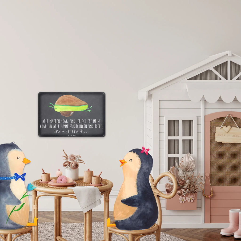 Blechschild Avocado Yoga Blechschild Groß, Blechschild Büro, Dekoschild Metall, Blechschild Küche, Blechschild, Blechschild Zum Aufhängen, Blechschild Für Männer, Blechschild Für Frauen, Wandschild Metall, Türschild Metall, Vegan, Veggie, Avocado, Gesund, Avocado Yoga Vegan