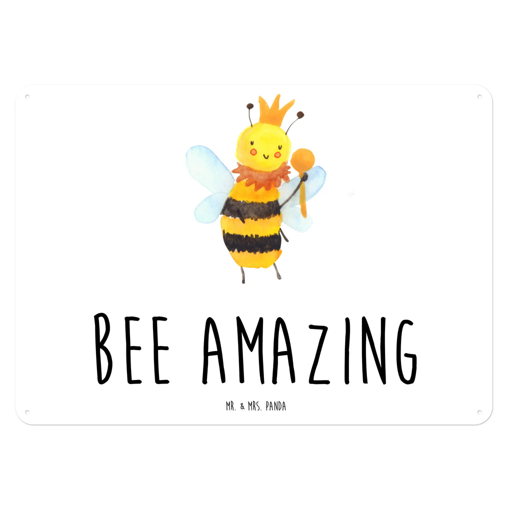Blechschild Biene König Blechschild Groß, Blechschild Zum Aufhängen, Blechschild Büro, Dekoschild Metall, Blechschild Für Frauen, Türschild Metall, Wandschild Metall, Blechschild Küche, Blechschild Für Männer, Blechschild, Hummel, Biene, Wespe