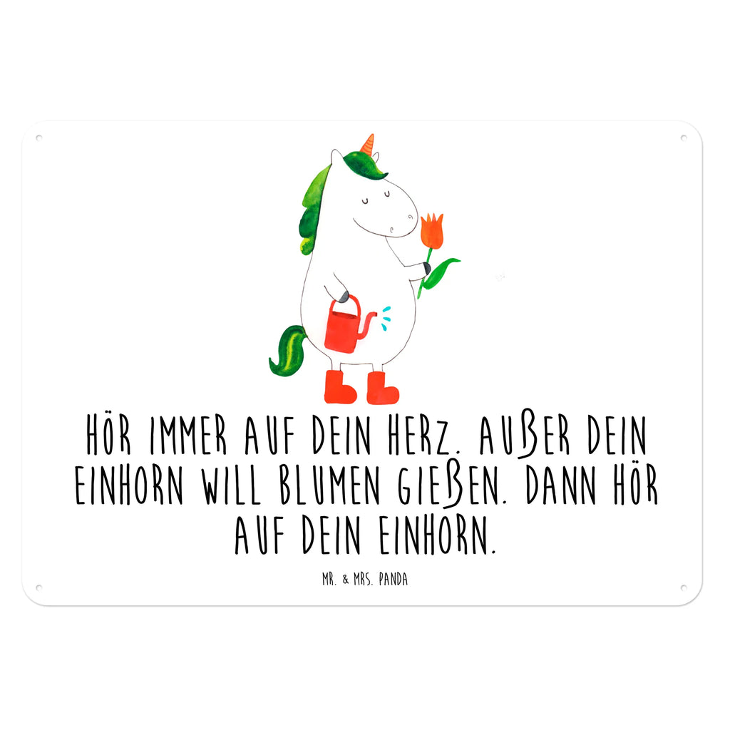 Blechschild Einhorn Gärtner Blechschild Zum Aufhängen, Blechschild Für Männer, Blechschild Küche, Dekoschild Metall, Blechschild Büro, Blechschild, Wandschild Metall, Blechschild Groß, Blechschild Für Frauen, Türschild Metall, Unicorn, Einhorn, Einhörner, Einhorn Deko, Garten, Freude, Blume, Gießkanne, Giesskanne, Stiefel, Lebenslust, Freundin, Luftballon