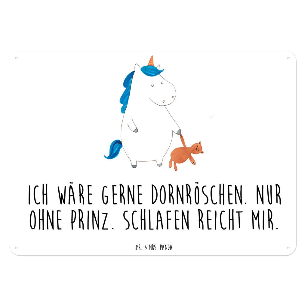 Blechschild Einhorn Teddy Türschild Metall, Blechschild Büro, Blechschild Küche, Blechschild Für Männer, Blechschild Für Frauen, Dekoschild Metall, Blechschild Groß, Blechschild, Blechschild Zum Aufhängen, Wandschild Metall, Unicorn, Einhorn, Einhörner, Einhorn Deko, Singleleben, Gute Nacht, Träumen, Freundin, schlafen, Single, Bett