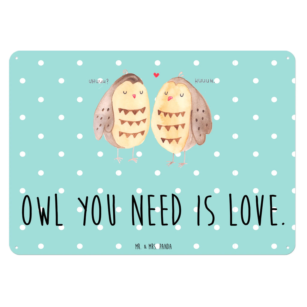 Blechschild Eulen Liebe Blechschild Zum Aufhängen, Blechschild Büro, Blechschild Küche, Blechschild Für Männer, Blechschild Für Frauen, Dekoschild Metall, Blechschild, Wandschild Metall, Blechschild Groß, Türschild Metall, Eule, All You Need Is Love, Wortspiel Lustig, Liebe Spruch, Hochzeit Spruch, Freundin Geschenk, Liebe, Freund, Owl, Eule Deko