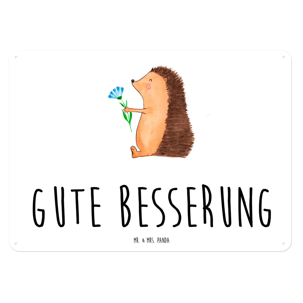 Blechschild Igel Blumen Blechschild, Blechschild Für Frauen, Blechschild Groß, Blechschild Für Männer, Wandschild Metall, Dekoschild Metall, Blechschild Zum Aufhängen, Blechschild Büro, Blechschild Küche, Türschild Metall, Tiere, Gute Laune, Tiermotive, Lustige Sprüche, Igel, Genesungswünsche, krank, Besuch, Gute Besserung, Krankenhaus, Krankheit