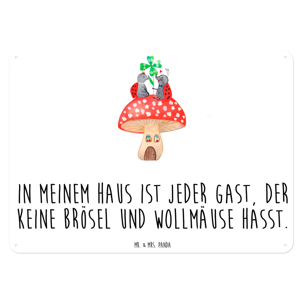 Tin sign ladybug toadstool Blechschild Groß, Blechschild Für Männer, Blechschild Büro, Dekoschild Metall, Blechschild Für Frauen, Blechschild Zum Aufhängen, Wandschild Metall, Blechschild, Türschild Metall, Blechschild Küche, Tiere, Gute Laune, Tiermotive, Lustige Sprüche, Zuhause, Fliegenpilz, Wohnung, Fleigenpilzhaus, Haus, Marienkäfer