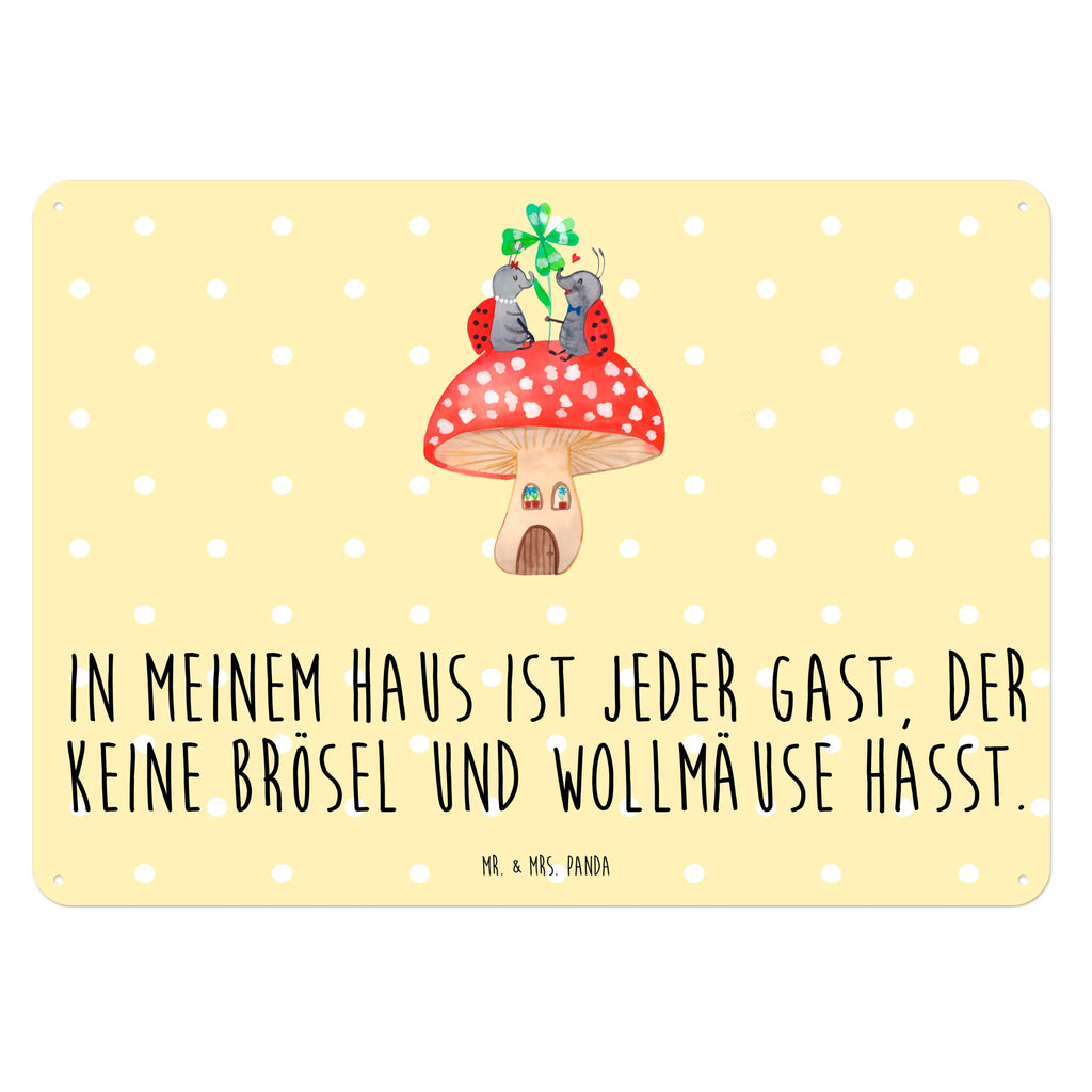 Tin sign ladybug toadstool Blechschild Groß, Blechschild Für Männer, Blechschild Büro, Dekoschild Metall, Blechschild Für Frauen, Blechschild Zum Aufhängen, Wandschild Metall, Blechschild, Türschild Metall, Blechschild Küche, Tiere, Gute Laune, Tiermotive, Lustige Sprüche, Zuhause, Fliegenpilz, Wohnung, Fleigenpilzhaus, Haus, Marienkäfer