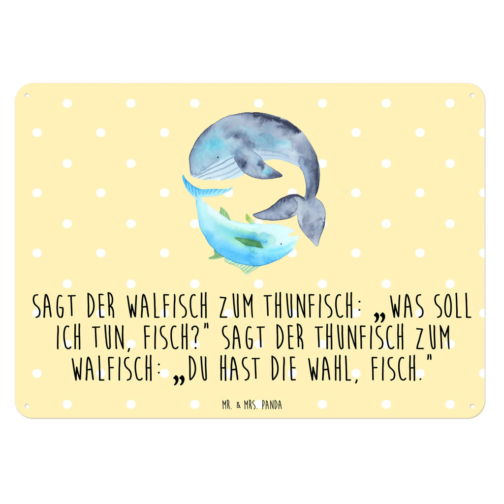 Blechschild Walfisch Thunfisch Blechschild Büro, Blechschild Zum Aufhängen, Dekoschild Metall, Türschild Metall, Wandschild Metall, Blechschild, Blechschild Für Männer, Blechschild Groß, Blechschild Küche, Blechschild Für Frauen, Lustige Sprüche, Tiere, Tiermotive, Gute Laune, Spruch Des Tages, Wal, Witz, Wahl, Spruch Lustig, Flachwitz, Tunfisch, Wortwitz Lustig, Flachwitz Geschenk