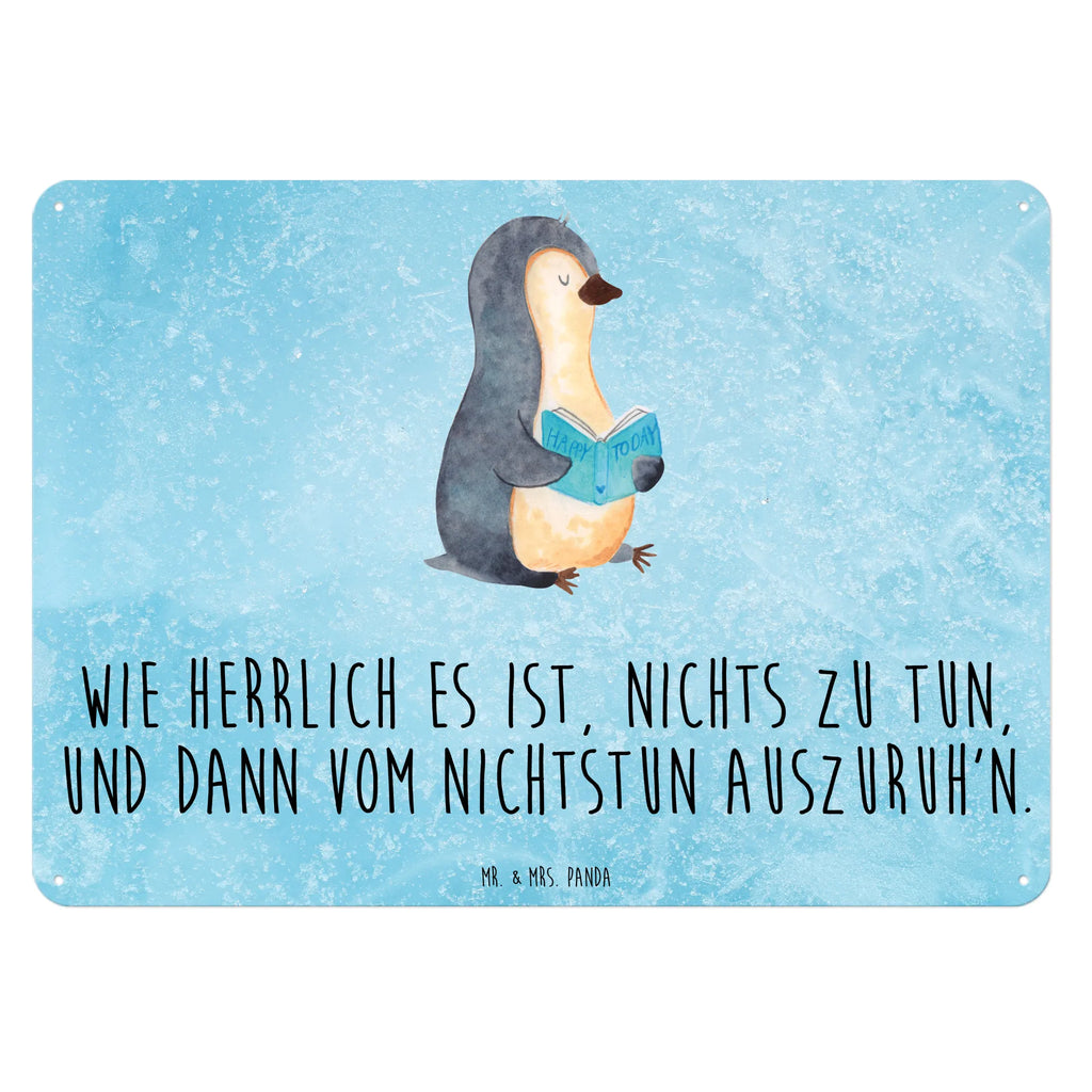 Tin sign Penguin A book Wandschild Metall, Blechschild Für Frauen, Dekoschild Metall, Blechschild Groß, Blechschild Küche, Blechschild Büro, Blechschild Für Männer, Türschild Metall, Blechschild, Blechschild Zum Aufhängen, Pinguin, Ferien, Buch, Faulenzen, Freizeit, Bücherwurm, Nichtstun, Lesen, Pinguine, Urlaub