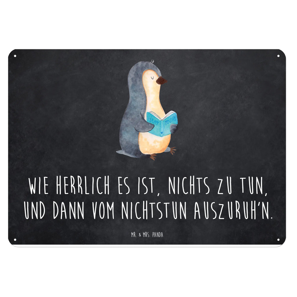 Tin sign Penguin A book Wandschild Metall, Blechschild Für Frauen, Dekoschild Metall, Blechschild Groß, Blechschild Küche, Blechschild Büro, Blechschild Für Männer, Türschild Metall, Blechschild, Blechschild Zum Aufhängen, Pinguin, Ferien, Buch, Faulenzen, Freizeit, Bücherwurm, Nichtstun, Lesen, Pinguine, Urlaub