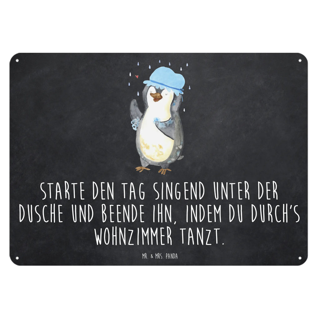 Blechschild Pinguin duscht Blechschild Für Frauen, Dekoschild Metall, Blechschild Für Männer, Blechschild Groß, Blechschild Küche, Blechschild Zum Aufhängen, Wandschild Metall, Blechschild, Blechschild Büro, Türschild Metall, Pinguin, Dusche, glücklich sein, Pinguine, Duschen, Motivation, Neuanfang, Lebensmotto, Neustart