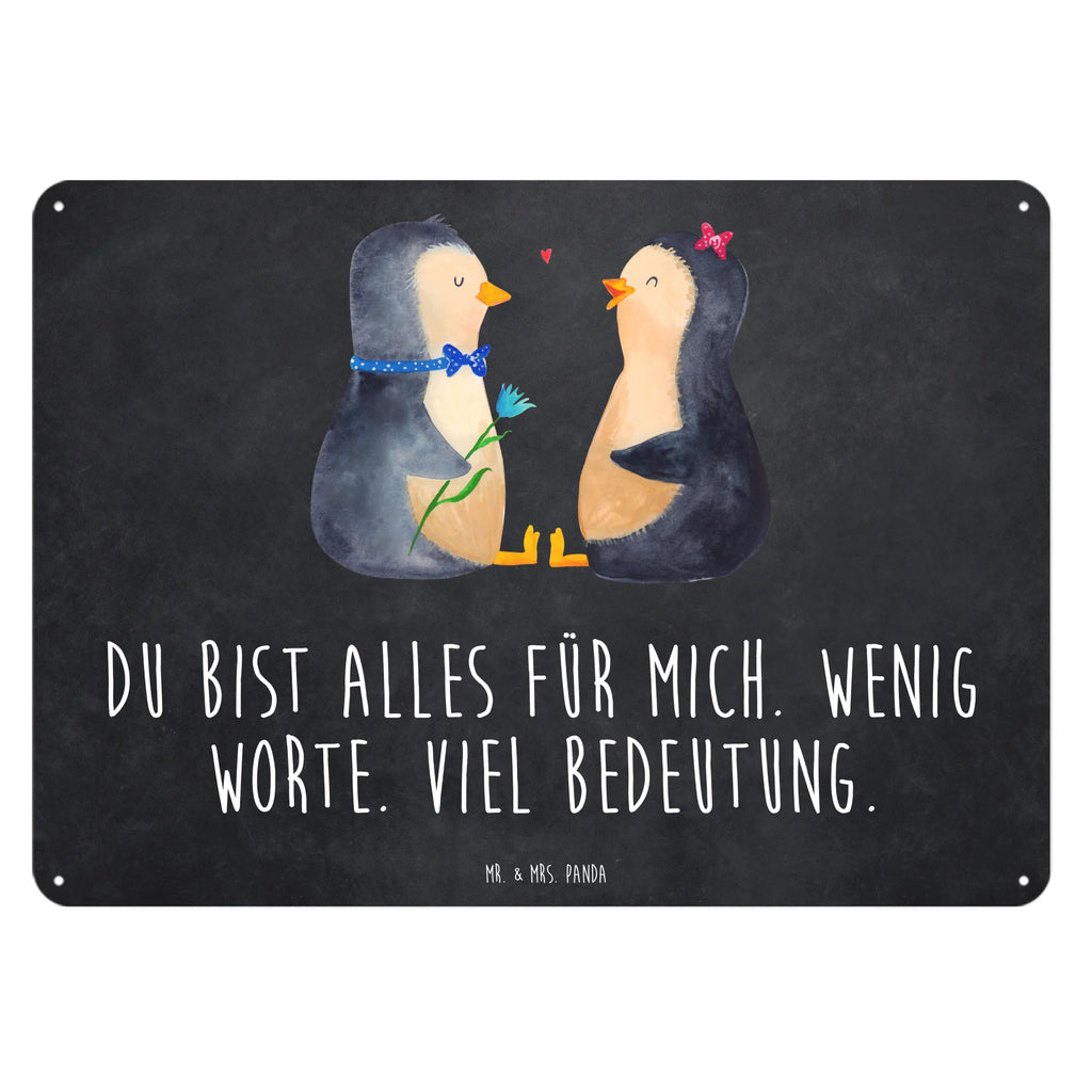 Blechschild Pinguin Pärchen Dekoschild Metall, Blechschild Für Männer, Blechschild, Blechschild Büro, Wandschild Metall, Blechschild Für Frauen, Türschild Metall, Blechschild Groß, Blechschild Küche, Blechschild Zum Aufhängen, Pinguin, Pinguine, Liebespaar, Liebe, Jahrestag, Hochzeitstag, Hochzeit, Liebesbeweis, Traumpaar, Große Liebe, Liebesgeschenk, Verlobung, Hochzeitsgeschenk