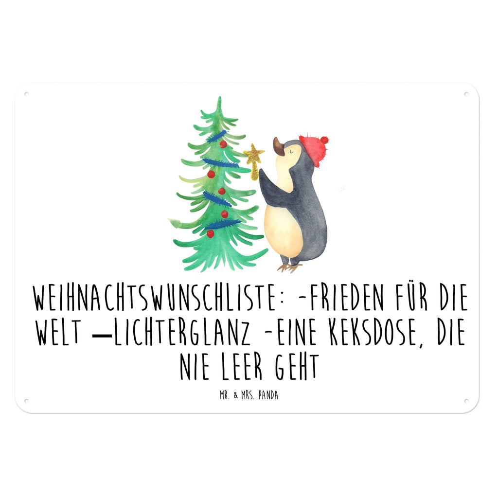 Blechschild Pinguin Weihnachtsbaum Blechschild, Türschild Metall, Blechschild Für Frauen, Blechschild Küche, Blechschild Für Männer, Wandschild Metall, Blechschild Zum Aufhängen, Blechschild Büro, Dekoschild Metall, Blechschild Groß, Heiligabend, Winter, Advent, Weihnachten, Nikolaus, Weihnachtsdeko, Wintermotiv, Pinguin