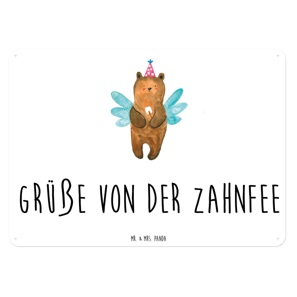 Blechschild Bär Zahnfee Dekoschild Metall, Blechschild Küche, Blechschild Zum Aufhängen, Türschild Metall, Wandschild Metall, Blechschild Für Männer, Blechschild Groß, Blechschild Für Frauen, Blechschild, Blechschild Büro, Teddy, Bär, Teddybär, Erster Zahn, Fee, Zahnfee, Milchzahn