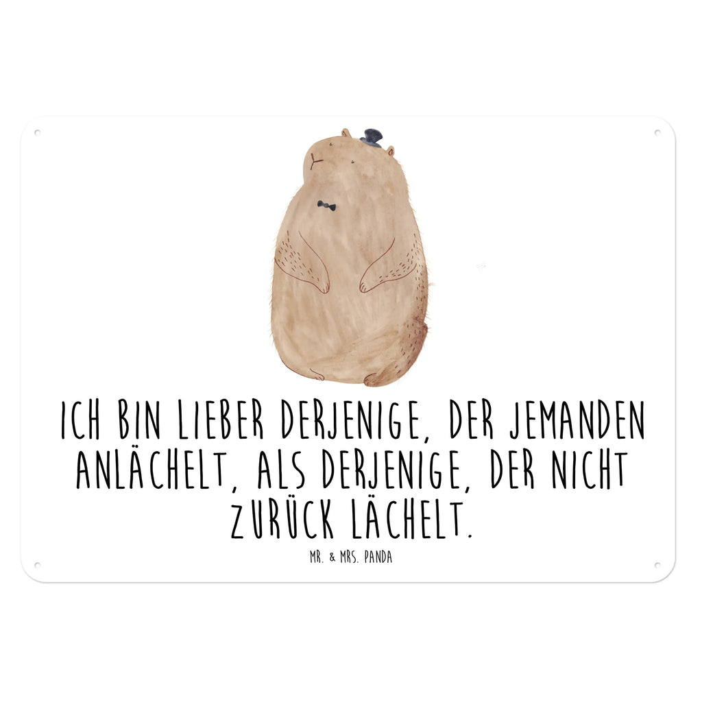 Blechschild Murmeltier Blechschild Für Männer, Dekoschild Metall, Blechschild Für Frauen, Blechschild Büro, Blechschild, Blechschild Groß, Wandschild Metall, Türschild Metall, Blechschild Küche, Blechschild Zum Aufhängen, Tiere, Gute Laune, Tiermotive, Lustige Sprüche, Fröhlichkeit, Respekt, Murmeltier, Anstand, Knigge, Freundlichkeit