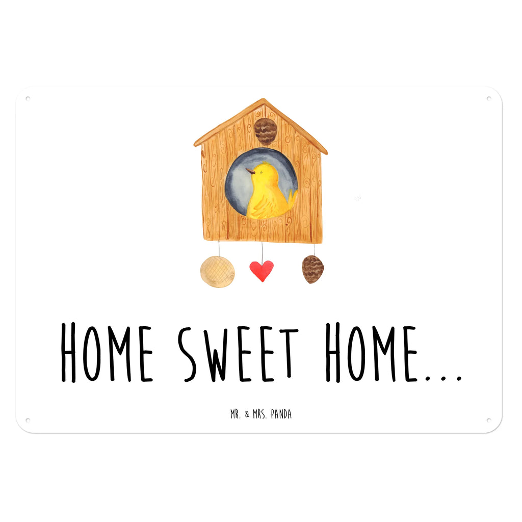 Blechschild Vogelhaus Home Blechschild Zum Aufhängen, Blechschild Für Frauen, Blechschild Für Männer, Blechschild Groß, Blechschild Küche, Blechschild Büro, Dekoschild Metall, Wandschild Metall, Türschild Metall, Blechschild, Tiere, Gute Laune, Tiermotive, Lustige Sprüche, Haus, Vogelhaus, Geschenk, Vogel, Einzugsgeschenk, Umzug, Hausbau, Home Sweet Home, Einzug