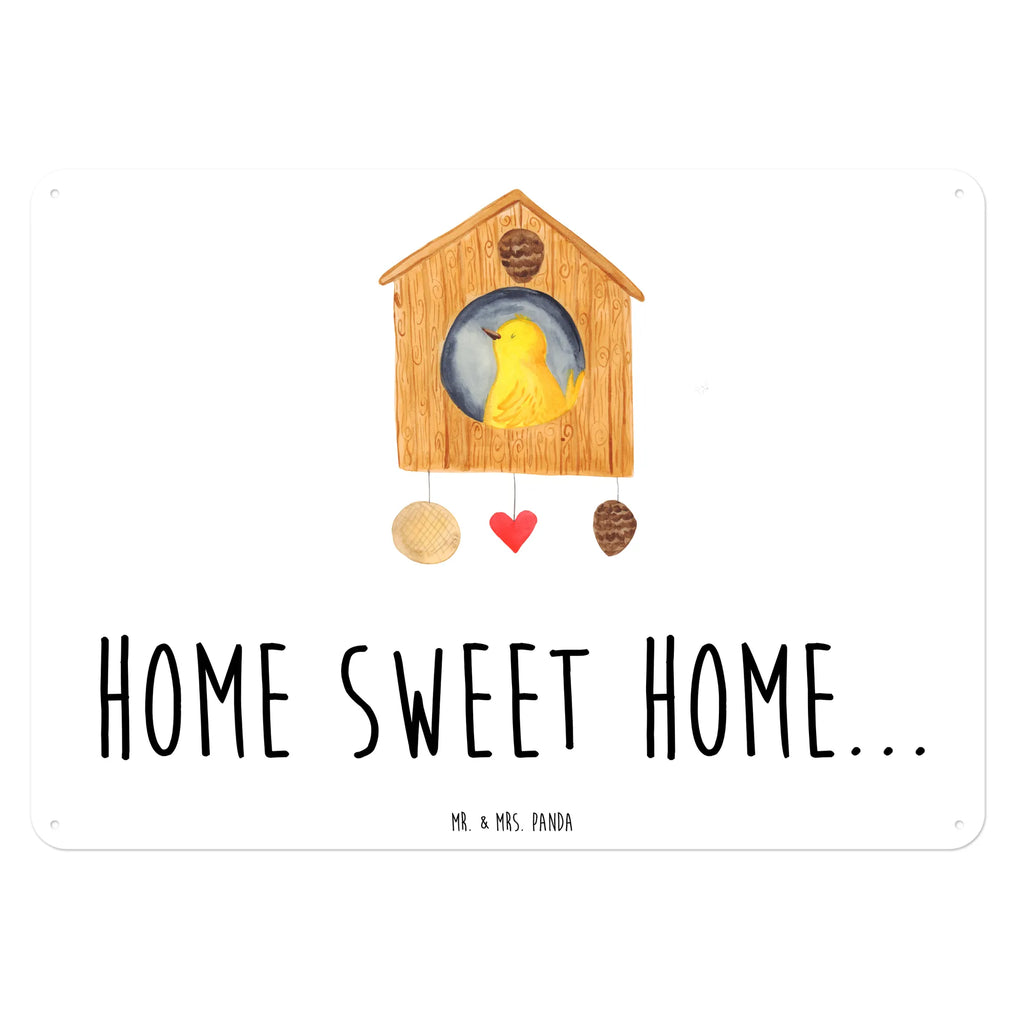 Blechschild Vogelhaus Home Blechschild Zum Aufhängen, Blechschild Für Frauen, Blechschild Für Männer, Blechschild Groß, Blechschild Küche, Blechschild Büro, Dekoschild Metall, Wandschild Metall, Türschild Metall, Blechschild, Tiere, Gute Laune, Tiermotive, Lustige Sprüche, Haus, Vogelhaus, Geschenk, Vogel, Einzugsgeschenk, Umzug, Hausbau, Home Sweet Home, Einzug