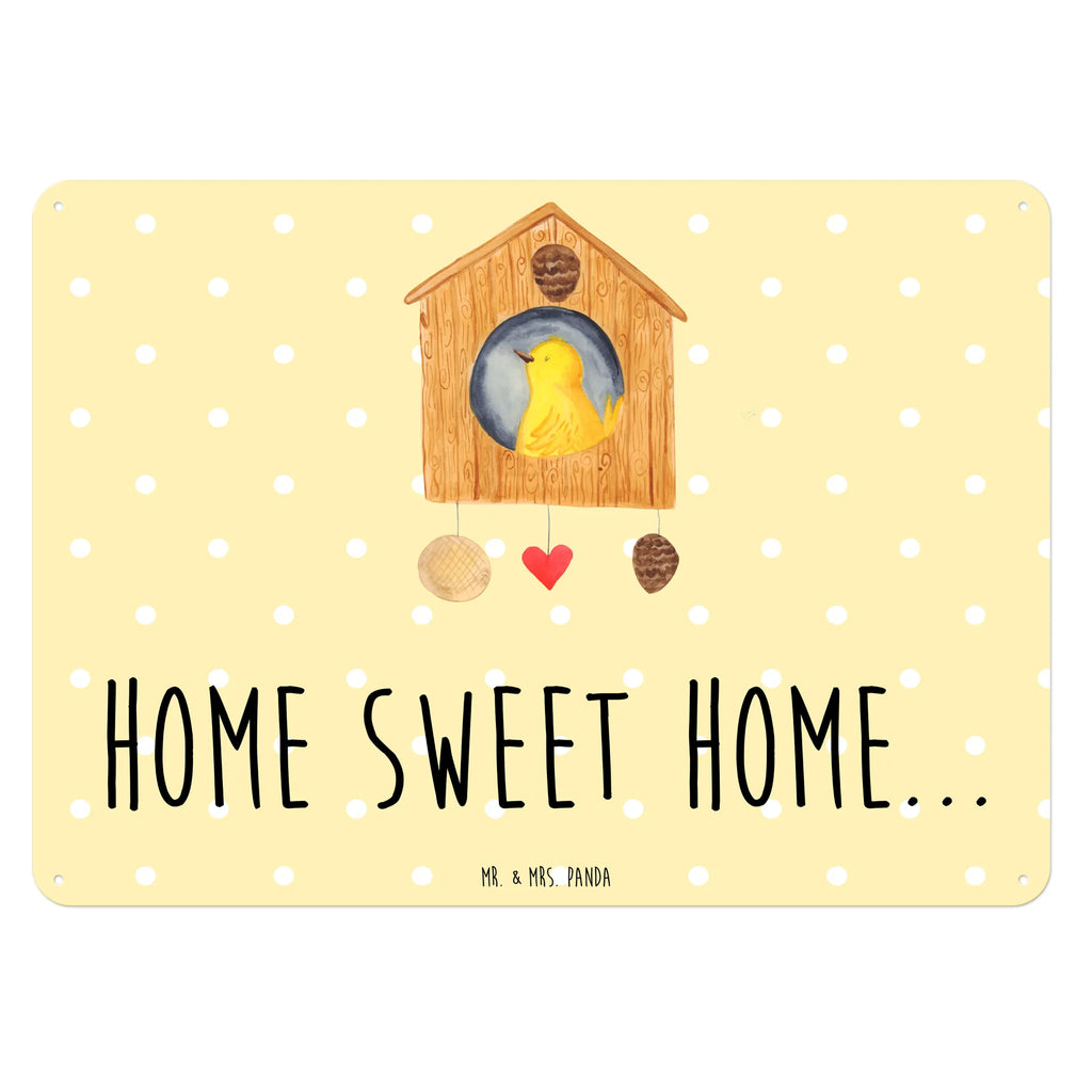 Blechschild Vogelhaus Home Blechschild Zum Aufhängen, Blechschild Für Frauen, Blechschild Für Männer, Blechschild Groß, Blechschild Küche, Blechschild Büro, Dekoschild Metall, Wandschild Metall, Türschild Metall, Blechschild, Tiere, Gute Laune, Tiermotive, Lustige Sprüche, Haus, Vogelhaus, Geschenk, Vogel, Einzugsgeschenk, Umzug, Hausbau, Home Sweet Home, Einzug