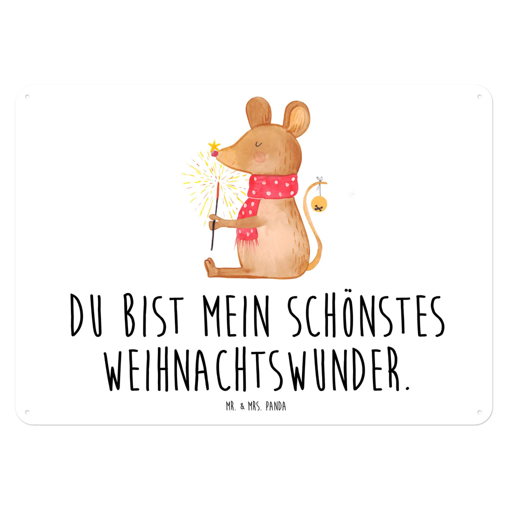 Blechschild Maus Weihnachten Türschild Metall, Wandschild Metall, Blechschild, Blechschild Groß, Blechschild Zum Aufhängen, Blechschild Für Frauen, Blechschild Büro, Blechschild Küche, Blechschild Für Männer, Dekoschild Metall, Wintermotiv, Nikolaus, Heiligabend, Advent, Weihnachten, Weihnachtsdeko, Winter, Maus, Frohe Weihnachten, Mäuschen, Weihnachtsmotiv, Weihnachtsgruß, Weihnachtswunder