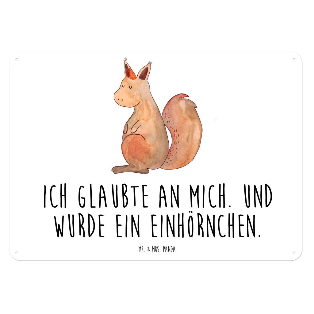 Blechschild Einhorn Glauben Blechschild Groß, Türschild Metall, Blechschild Für Frauen, Blechschild Zum Aufhängen, Blechschild Für Männer, Dekoschild Metall, Blechschild Büro, Wandschild Metall, Blechschild, Blechschild Küche, Unicorn, Einhorn, Einhörner, Einhorn Deko, Eichhörnchen, Einhörnchen, Eichhorn