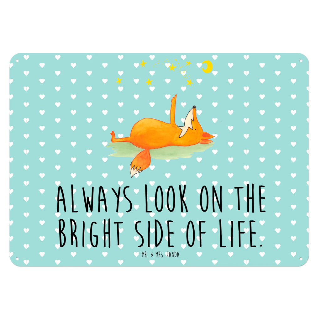 Blechschild Fuchs Sterne Blechschild, Blechschild Für Männer, Dekoschild Metall, Türschild Metall, Blechschild Für Frauen, Blechschild Groß, Blechschild Zum Aufhängen, Blechschild Küche, Wandschild Metall, Blechschild Büro, Fuchs, Füchse, Tröstende Worte, Spruch schön, Romantik, Always Look On The Bright Side Of Life, Spruch Positiv