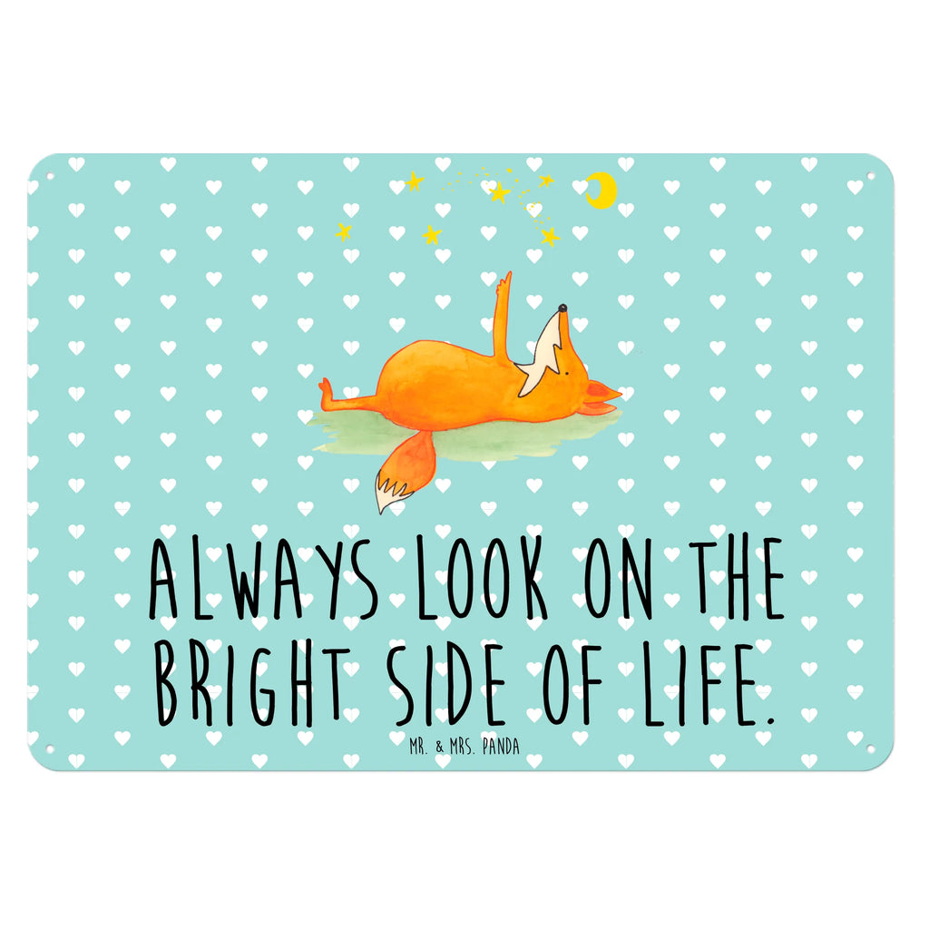 Blechschild Fuchs Sterne Blechschild, Blechschild Für Männer, Dekoschild Metall, Türschild Metall, Blechschild Für Frauen, Blechschild Groß, Blechschild Zum Aufhängen, Blechschild Küche, Wandschild Metall, Blechschild Büro, Fuchs, Füchse, Tröstende Worte, Spruch schön, Romantik, Always Look On The Bright Side Of Life, Spruch Positiv