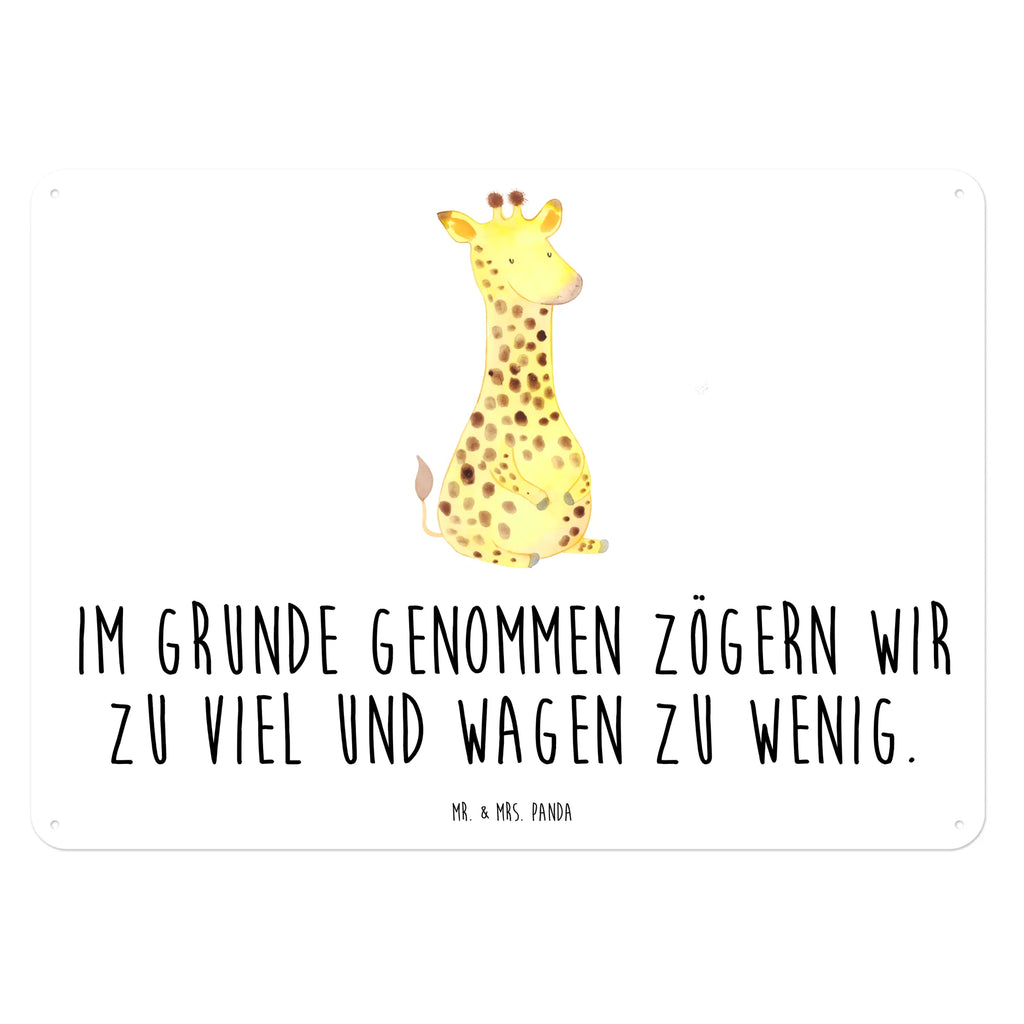 Blechschild Giraffe Zufrieden Türschild Metall, Dekoschild Metall, Wandschild Metall, Blechschild Groß, Blechschild Zum Aufhängen, Blechschild Für Frauen, Blechschild Küche, Blechschild, Blechschild Für Männer, Blechschild Büro, Afrika, Wildtiere, Giraffe, Glück, Zufrieden, Abenteuer