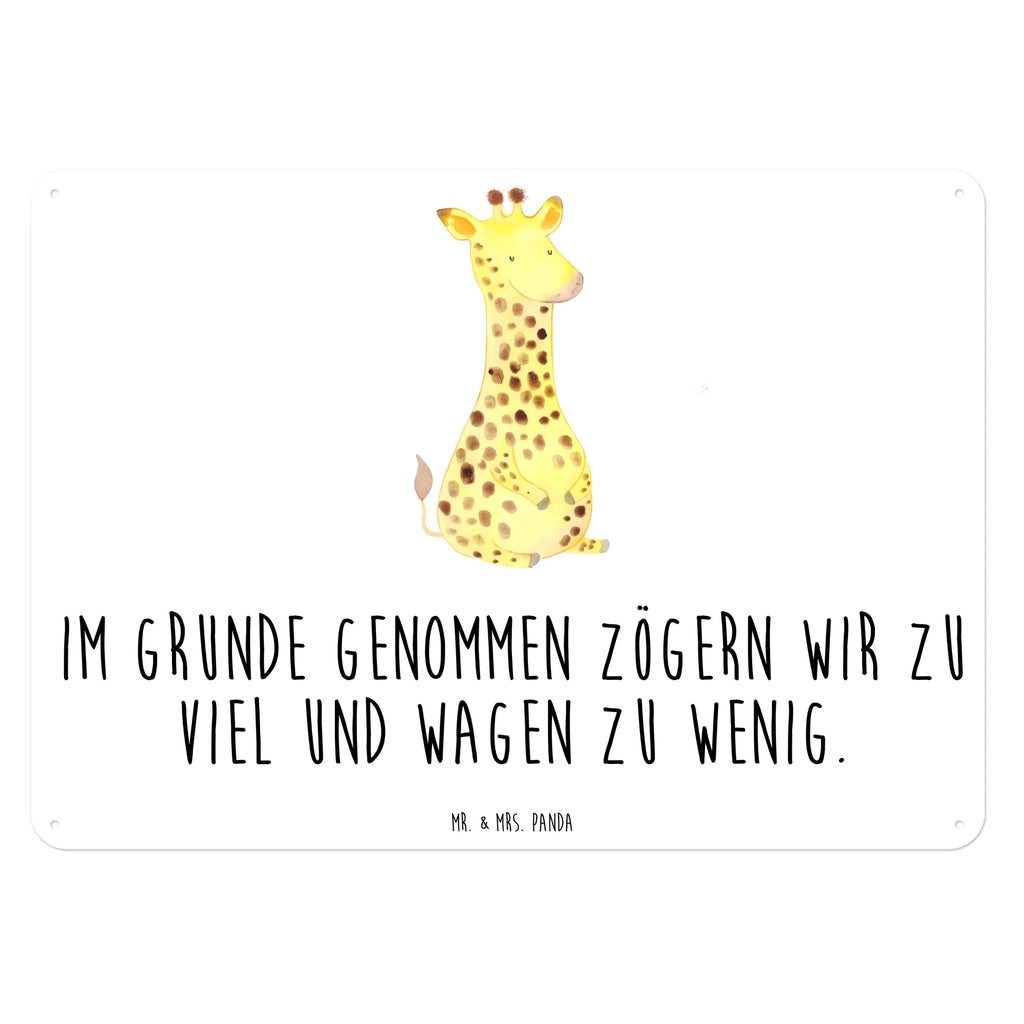 Blechschild Giraffe Zufrieden Türschild Metall, Dekoschild Metall, Wandschild Metall, Blechschild Groß, Blechschild Zum Aufhängen, Blechschild Für Frauen, Blechschild Küche, Blechschild, Blechschild Für Männer, Blechschild Büro, Afrika, Wildtiere, Giraffe, Glück, Zufrieden, Abenteuer