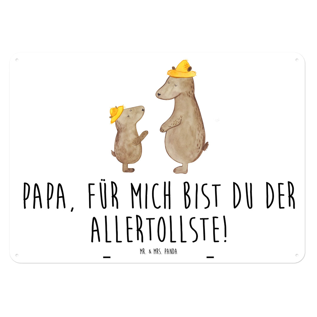 Tin sign Bears with hats Blechschild Für Männer, Türschild Metall, Blechschild Groß, Blechschild Für Frauen, Blechschild Büro, Blechschild Küche, Blechschild Zum Aufhängen, Blechschild, Wandschild Metall, Dekoschild Metall, Muttertag, Vatertag, Mama, Papa, Oma, Opa, Familie, Schwester, Bruder, Söhne, Sohn, Vater, Kinder, Kind, Bär, Dad, Daddy, Vater-Sohn, Vorbild, Papi, Bären, Family, Paps, Lieblingsmensch