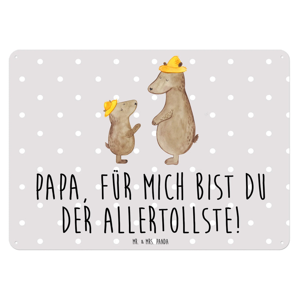 Tin sign Bears with hats Blechschild Für Männer, Türschild Metall, Blechschild Groß, Blechschild Für Frauen, Blechschild Büro, Blechschild Küche, Blechschild Zum Aufhängen, Blechschild, Wandschild Metall, Dekoschild Metall, Muttertag, Vatertag, Mama, Papa, Oma, Opa, Familie, Schwester, Bruder, Söhne, Sohn, Vater, Kinder, Kind, Bär, Dad, Daddy, Vater-Sohn, Vorbild, Papi, Bären, Family, Paps, Lieblingsmensch