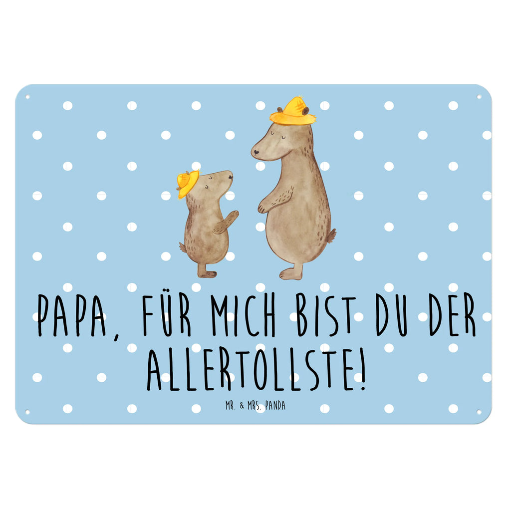 Tin sign Bears with hats Blechschild Für Männer, Türschild Metall, Blechschild Groß, Blechschild Für Frauen, Blechschild Büro, Blechschild Küche, Blechschild Zum Aufhängen, Blechschild, Wandschild Metall, Dekoschild Metall, Muttertag, Vatertag, Mama, Papa, Oma, Opa, Familie, Schwester, Bruder, Söhne, Sohn, Vater, Kinder, Kind, Bär, Dad, Daddy, Vater-Sohn, Vorbild, Papi, Bären, Family, Paps, Lieblingsmensch
