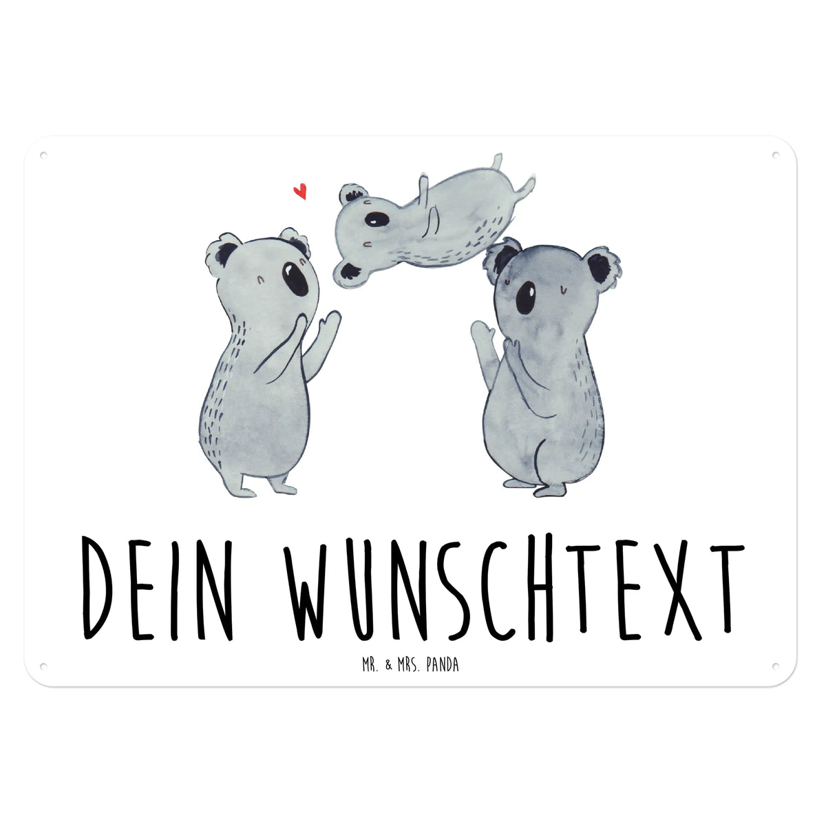 Personalisiertes Blechschild Koalas Feiern Metallschild Mit Wunschtext, Personalisiertes Schild, Schild mit eigenem Text, Schild mit Namen, Schild personalisiert, Personalisierbares Blechschild, Personalisiertes Metallschild, Personalisiertes Blechschild, Blechschild Personalisiert, Metallschild Mit Namen, Metallschild Personalisiert, Blechschild Mit Namen, Blechschild Mit Wunschtext, Geburtstag, Geburtstagsgeschenk, Geschenk, Liebe, Eltern, Herz, Familie, Kind, Koala