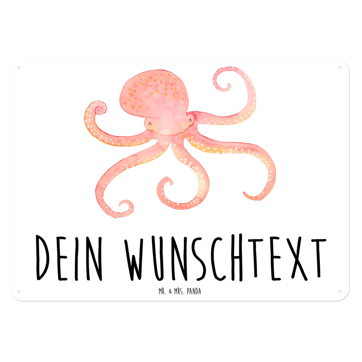 Personalisiertes Blechschild Tintenfisch Schild mit eigenem Text, Blechschild Mit Namen, Personalisiertes Schild, Blechschild Mit Wunschtext, Personalisiertes Blechschild, Schild mit Namen, Metallschild Mit Namen, Blechschild Personalisiert, Metallschild Mit Wunschtext, Personalisierbares Blechschild, Metallschild Personalisiert, Personalisiertes Metallschild, Schild personalisiert, Lustige Sprüche, Tiere, Tiermotive, Gute Laune, Arme, Meerestier, Wasser, Ozean, Krake, Meer, Tintenfisch