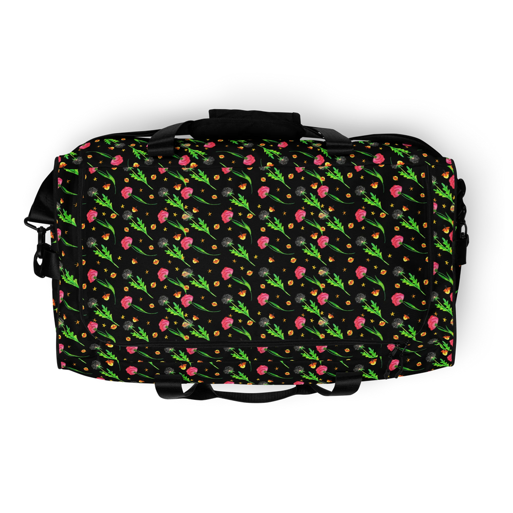 Travel bag Firefly Design Reisetasche Handgepäck, Handgepäck Reisetasche, Reisetasche groß, Reisetasche Damen, Weekender, Wochenendtrip, Reisetasche, Reisetaschen, Damen Reisetasche, Herren Reisetasche, Städtetrip, Sporttasche, Reisetasche Herren, Große Reisetasche, Blumen, Pusteblumen, Muster, Glühwürmchen