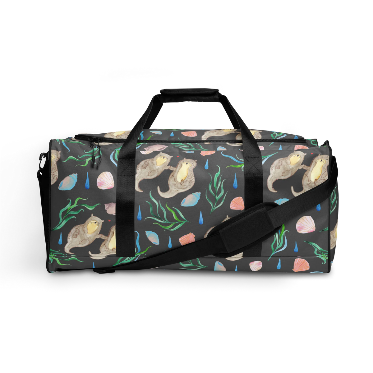 Travel bag Miłość wydr Projekt Reisetasche, Duffel Bag, Reisetasche Handgepäck, Weekender-Tasche, Sporttasche Herren, Sport-Bag, Herren Reisetasche, Weekender Damen, Handgepäck Reisetasche, Reisetasche groß, Tragetasche, Trainingstasche, Sporttasche Damen, Duffelbag, Weekender, Große Reisetasche, Gymtasche, Damen Reisetasche, Reisetasche Herren, Große Sporttasche, Duffle-Bag, Sport-Reisetasche, Handgepäcktasche, Sporttasche, Wochenendtasche, Reisetasche Damen, Travel-Bag, Gepäcktasche, Händchenhaltene Otter, Aquarell, Meer, Maritim, Otter, Muscheln, Beach Design