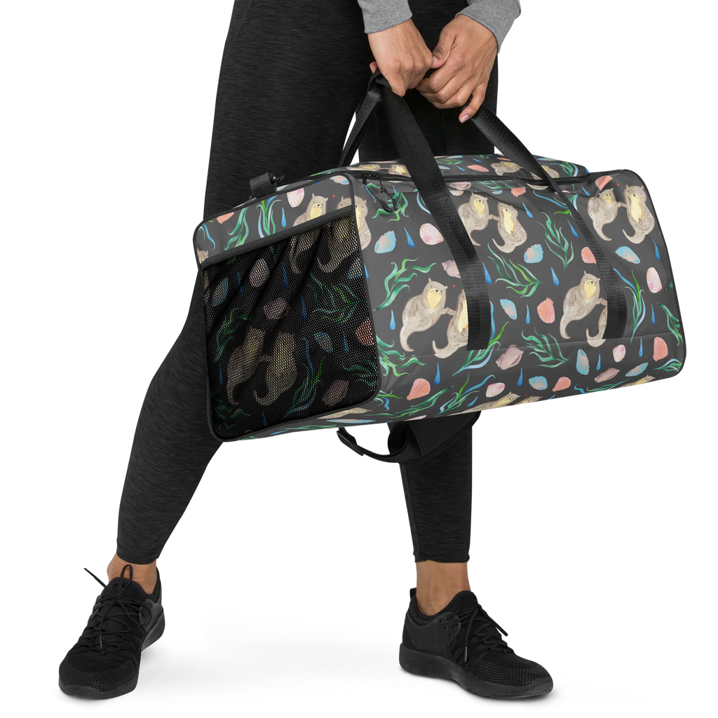 Travel bag Miłość wydr Projekt Reisetasche groß, Wochenendtrip, Reisetasche Herren, Reisetasche Handgepäck, Herren Reisetasche, Sporttasche, Große Reisetasche, Damen Reisetasche, Städtetrip, Reisetasche, Handgepäck Reisetasche, Reisetaschen, Reisetasche Damen, Weekender, Meer, händchenhaltene Otter, Aquarell, maritim, Otter, Muscheln, Beach Design