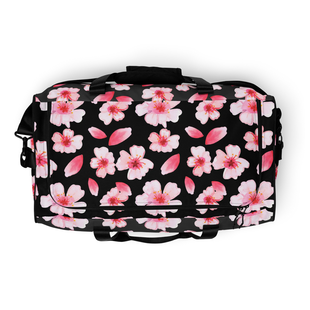 Reisetasche Kirschlüten Meer Städtetrip, Sporttasche, Reisetaschen, Weekender, Damen Reisetasche, Reisetasche groß, Herren Reisetasche, Große Reisetasche, Reisetasche Damen, Handgepäck Reisetasche, Reisetasche Herren, Reisetasche, Reisetasche Handgepäck, Wochenendtrip, Blumen, Blütenmuster, Kirschblüten, Blüten, Muster